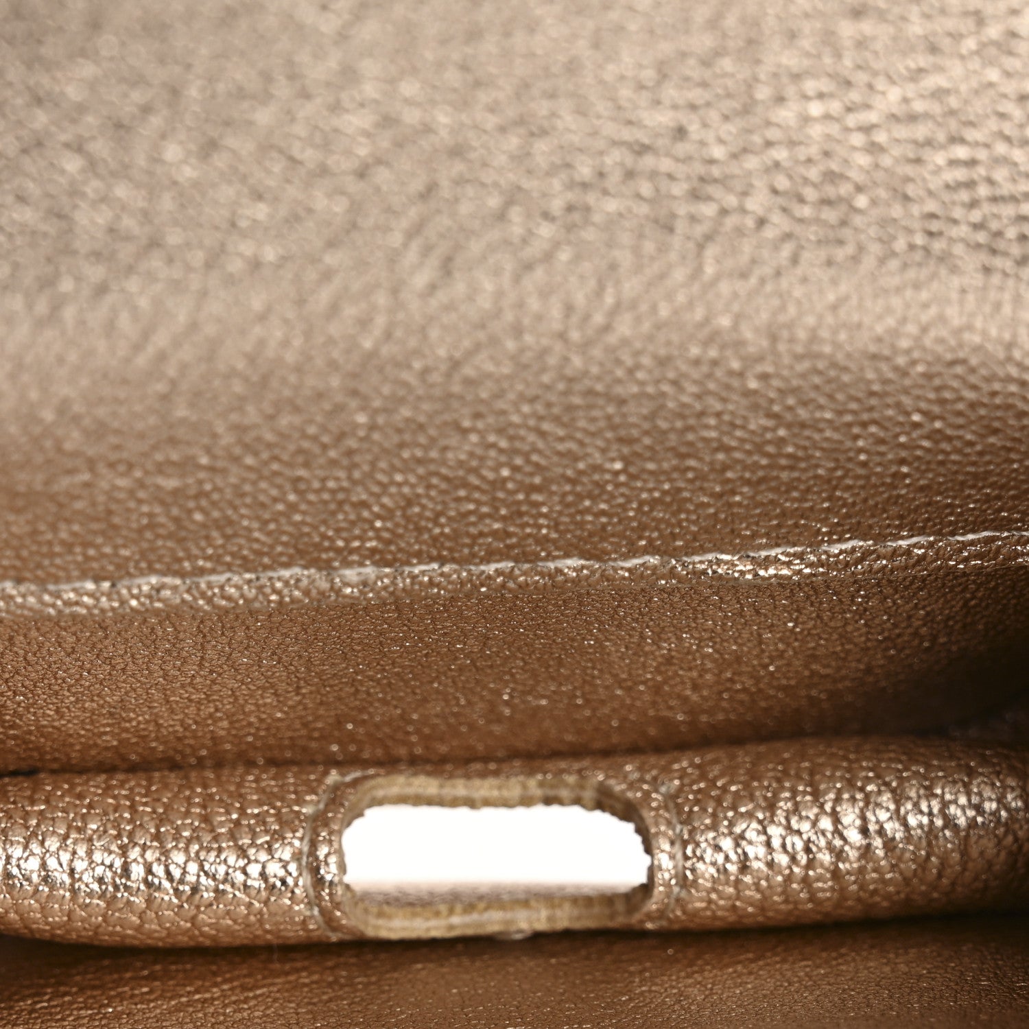 Chanel Metallic Lambskin Quilted Round Clip On Coin Purse Airpods Case Gold 9 of 9