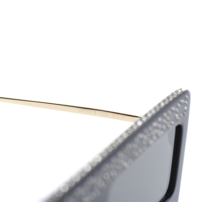 Gucci Acetate Crystal Mask-Frame Sunglasses GG0431S Black 5 of 6