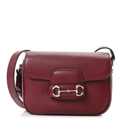 Gucci Arabella Calfskin Horsebit 1955 Shoulder Bag Rosso Ancora 1 of 10
