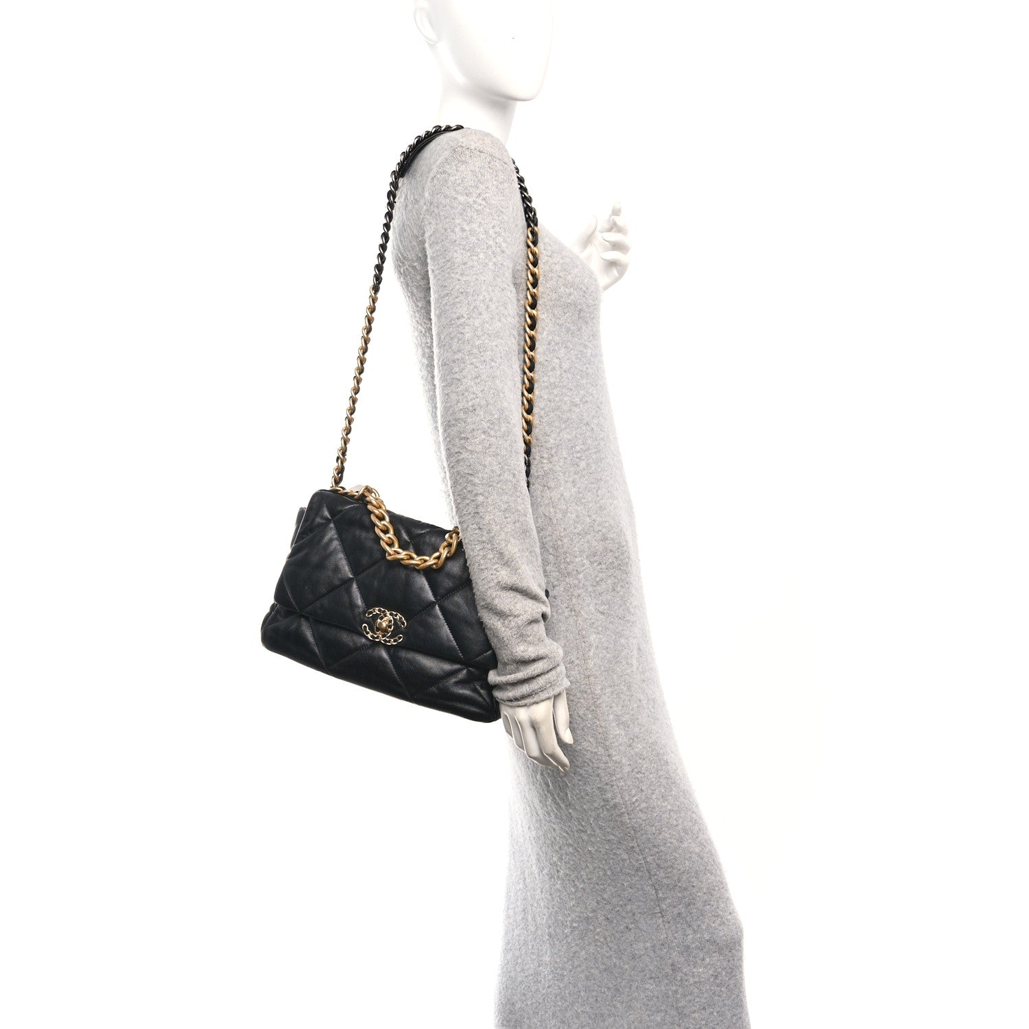 Chanel 19 Large Flap Bag view 2