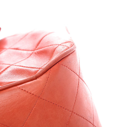 Chanel Lambskin Single Flap Red 11 of 22