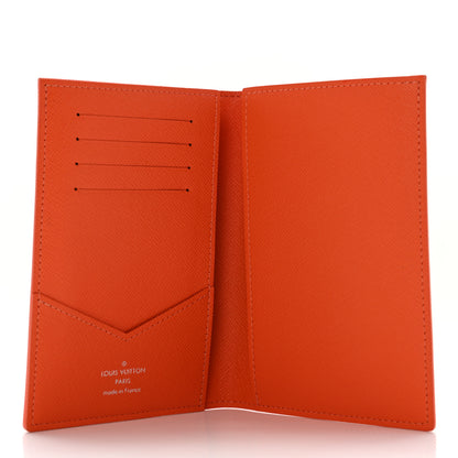 Louis Vuitton Taigarama Passport Cover Orange 5 of 9