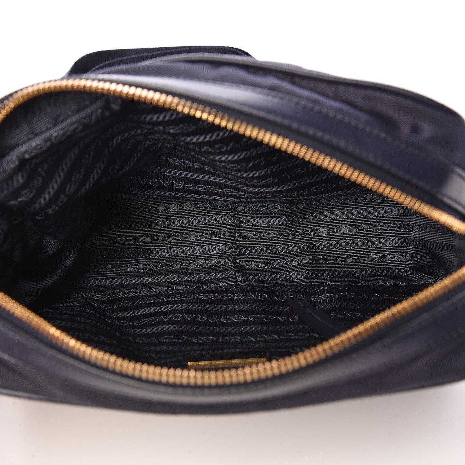Prada Nylon Vela Crossbody Bag Baltico 5 of 11