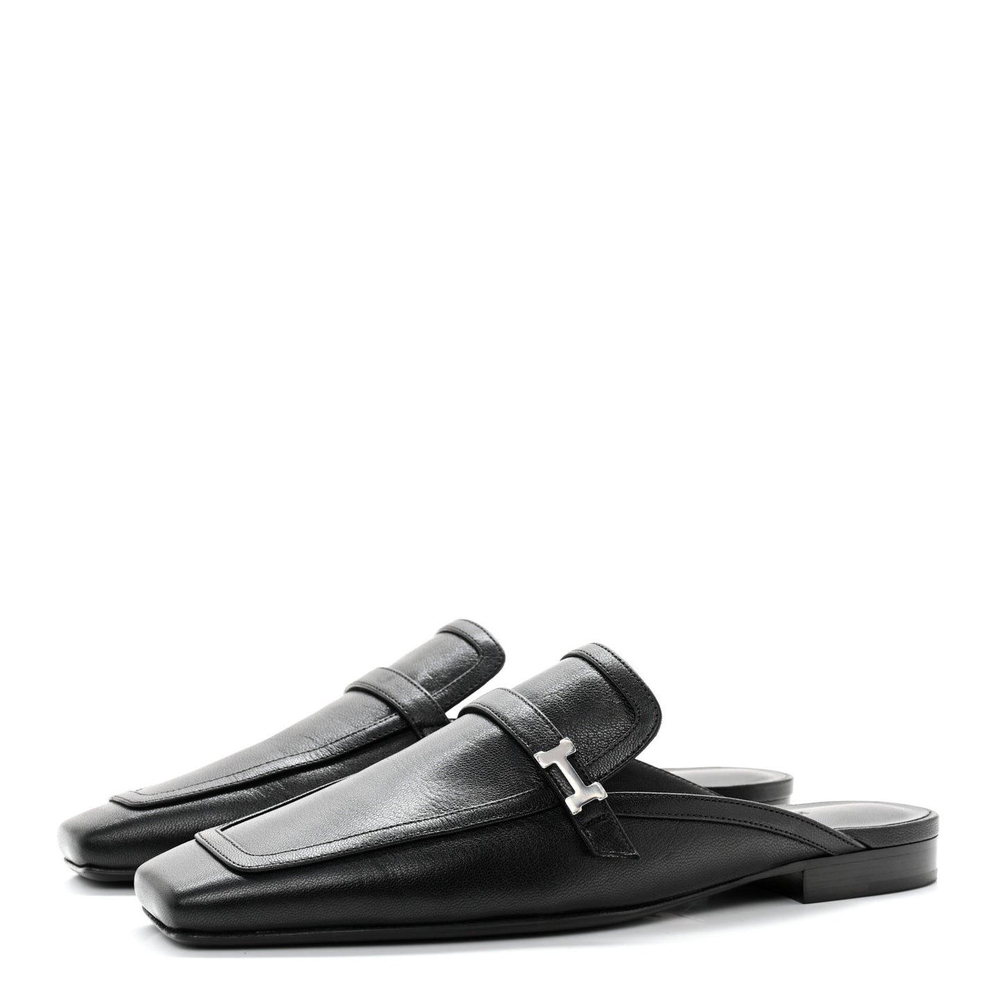 Goatskin Groupie Mule 38 Black