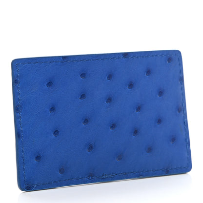 Louis Vuitton Ostrich Card Holder Blue 3 of 7