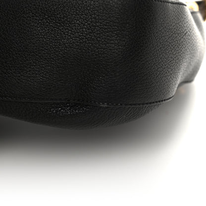 Prada Vitello Phenix Zippered Messenger Hobo Black 11 of 13