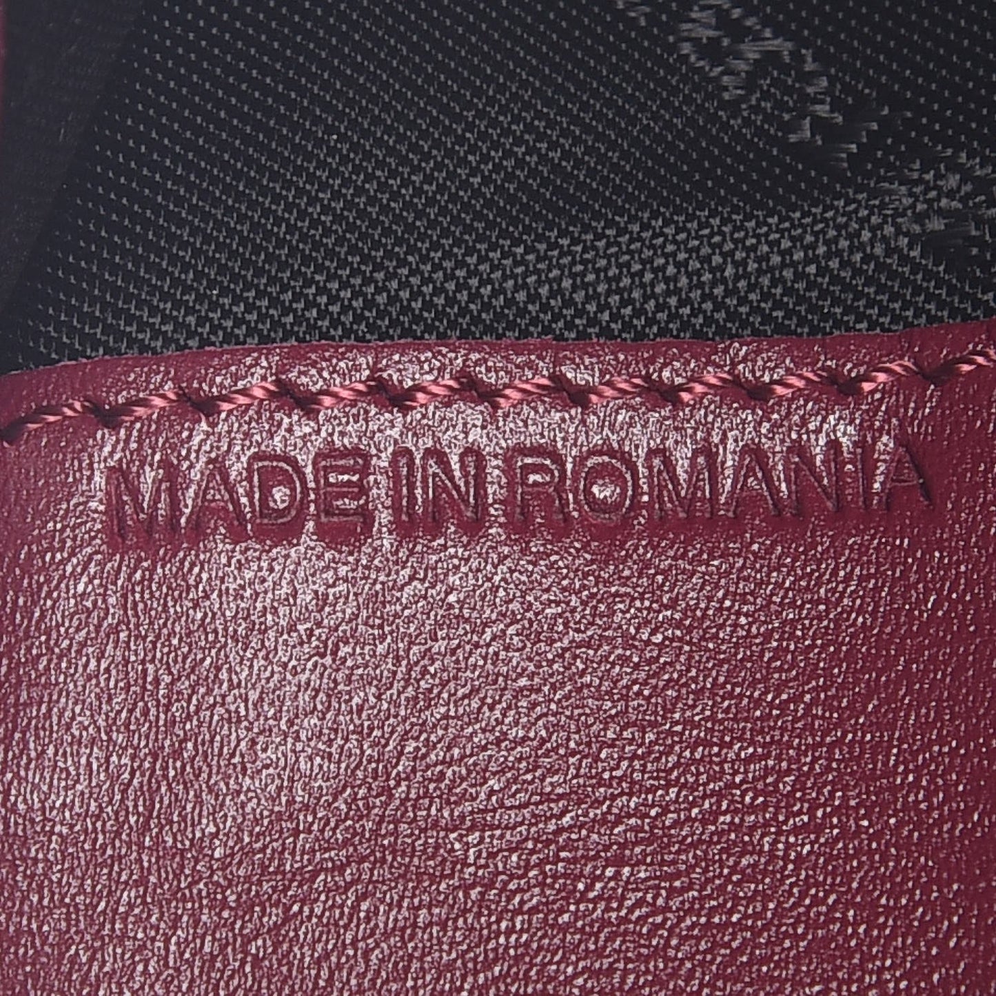 Signature Grain Calfskin Check Embossed Porter Continental Wallet Dark Plum