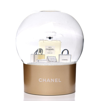 Chanel Glass N°5 Perfume Bottle Snow Globe 3 of 4