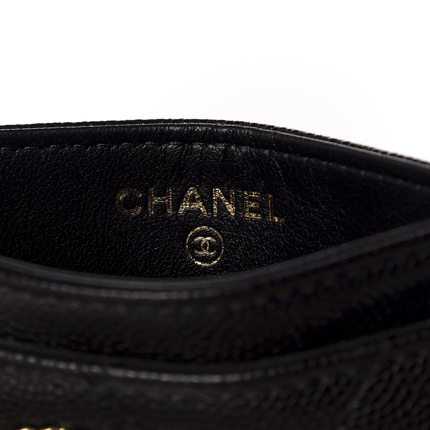 Chanel Caviar Quilted French New Wave Card Holder Black 7 of 8