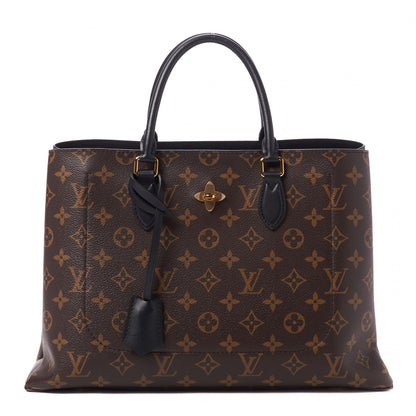 Louis Vuitton Monogram Flower Tote Black 1 of 7
