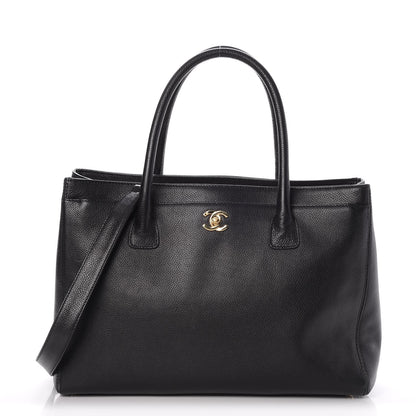 Chanel Calfskin Cerf Executive Shopper Tote Black 1 of 8