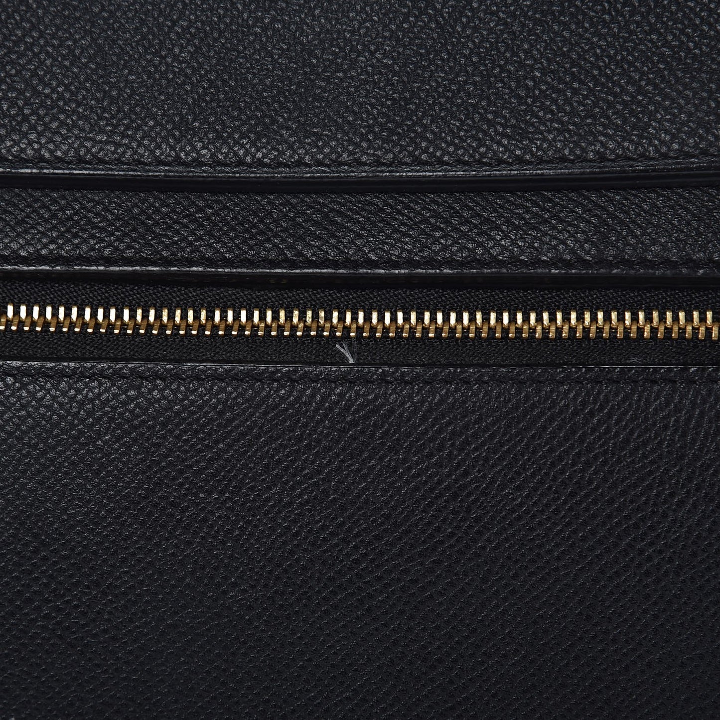 Grained Calfskin Mini Belt Bag Black