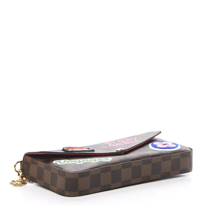 Louis Vuitton Monogram My LV World Tour Pochette Felicie Chain Wallet Coquelicot 4 of 10