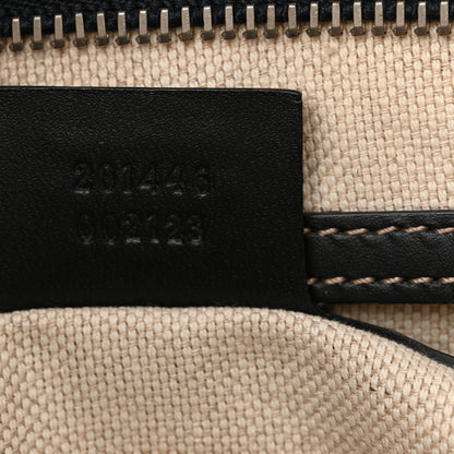 Gucci GG Plus Monogram Large Flat Messenger Bag Beige Blue 7 of 10