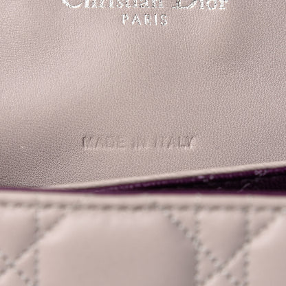 Christian Dior Lambskin Cannage Medium Miss Dior Flap Grey 7 of 15