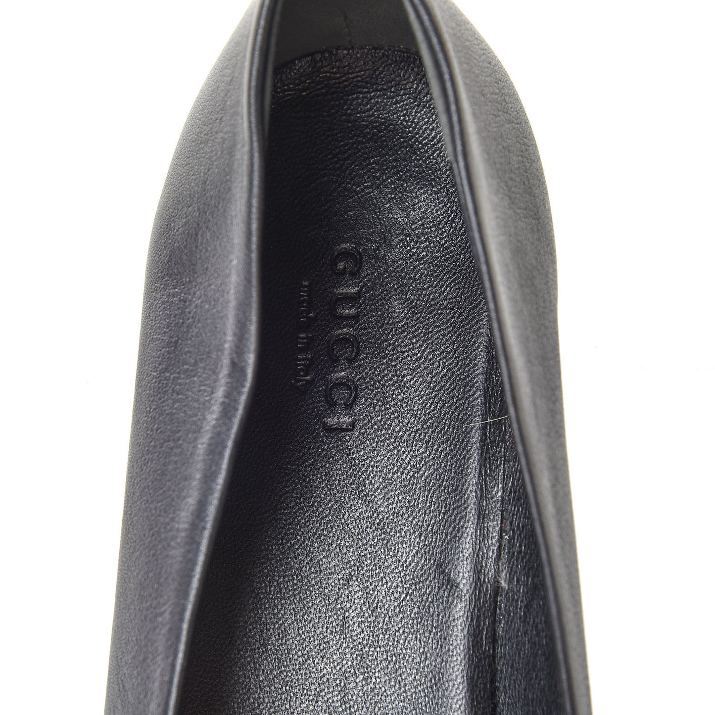 Calfskin Sachalin Ballerina Flats 38.5 Black
