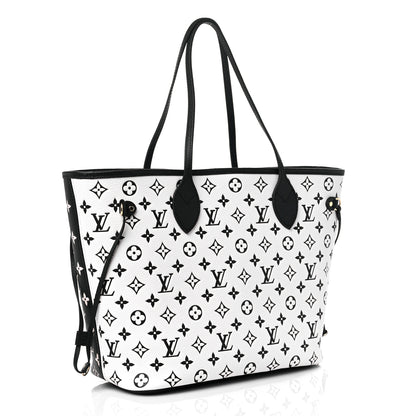 Louis Vuitton Empreinte Spring In The City Neverfull MM Black White Pink 4 of 12