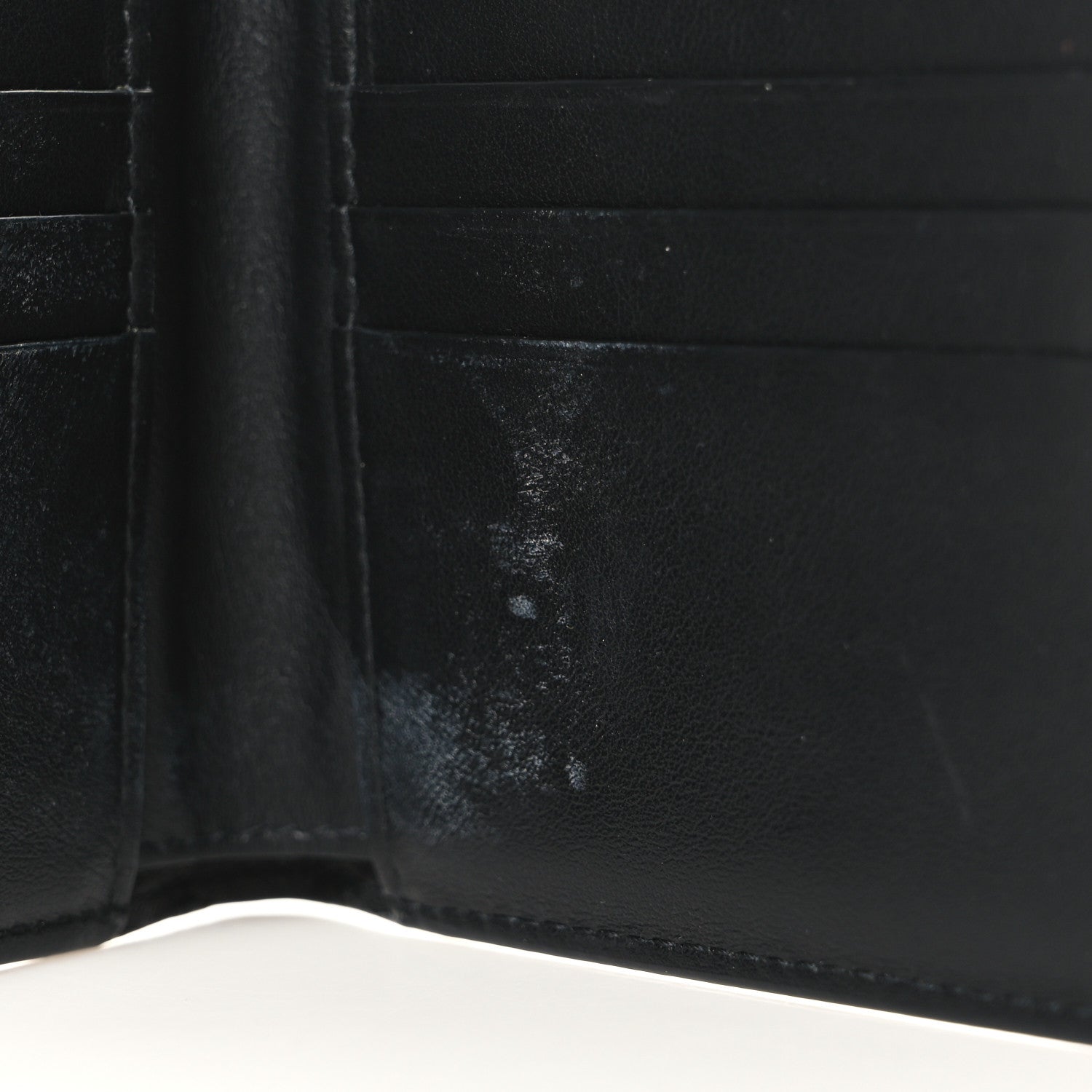 Bottega Veneta Calfskin Padded Paper Bi-Fold Wallet Black 7 of 8
