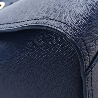 Chanel Caviar Medium Studded Deauville Tote Navy 8 of 11