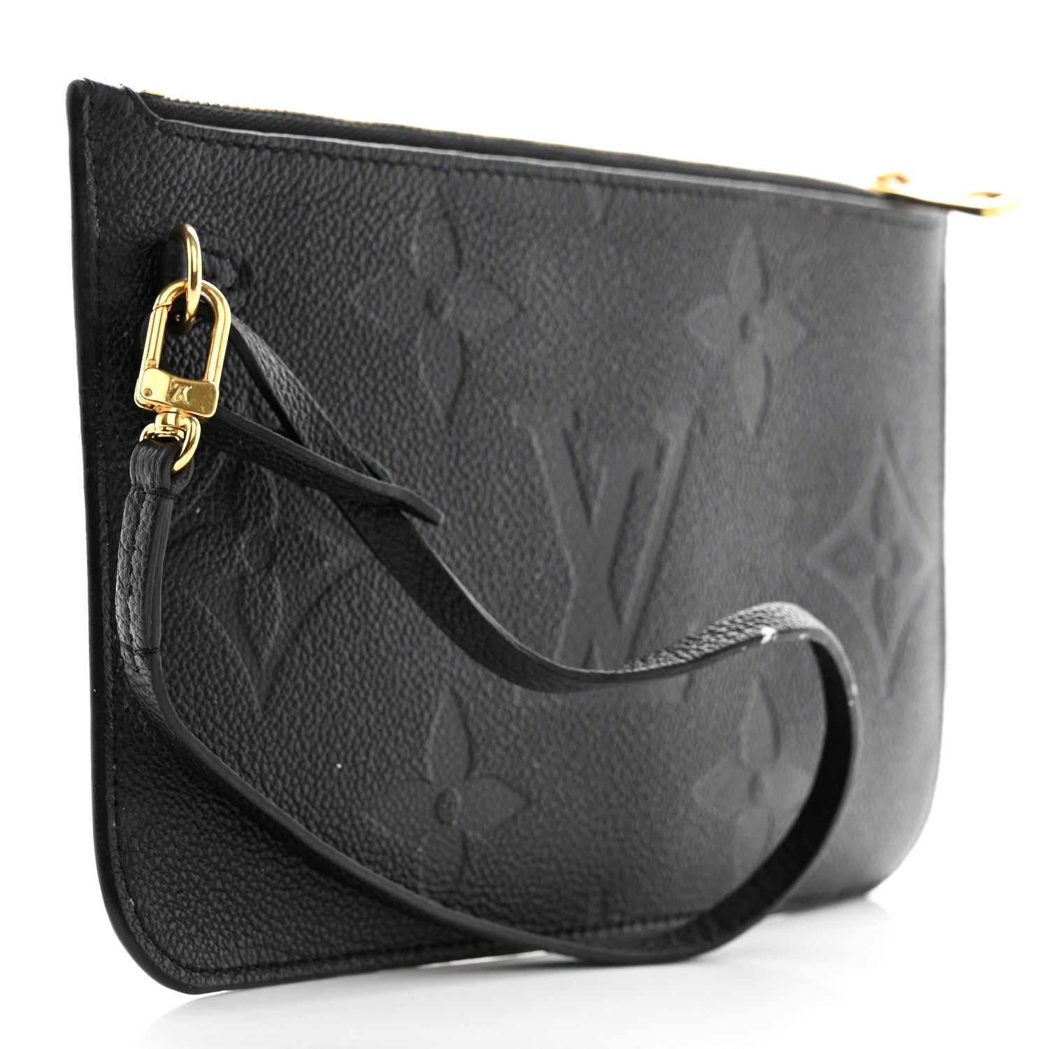 Louis Vuitton Empreinte Monogram Giant Neverfull MM Pochette Black 3 of 16