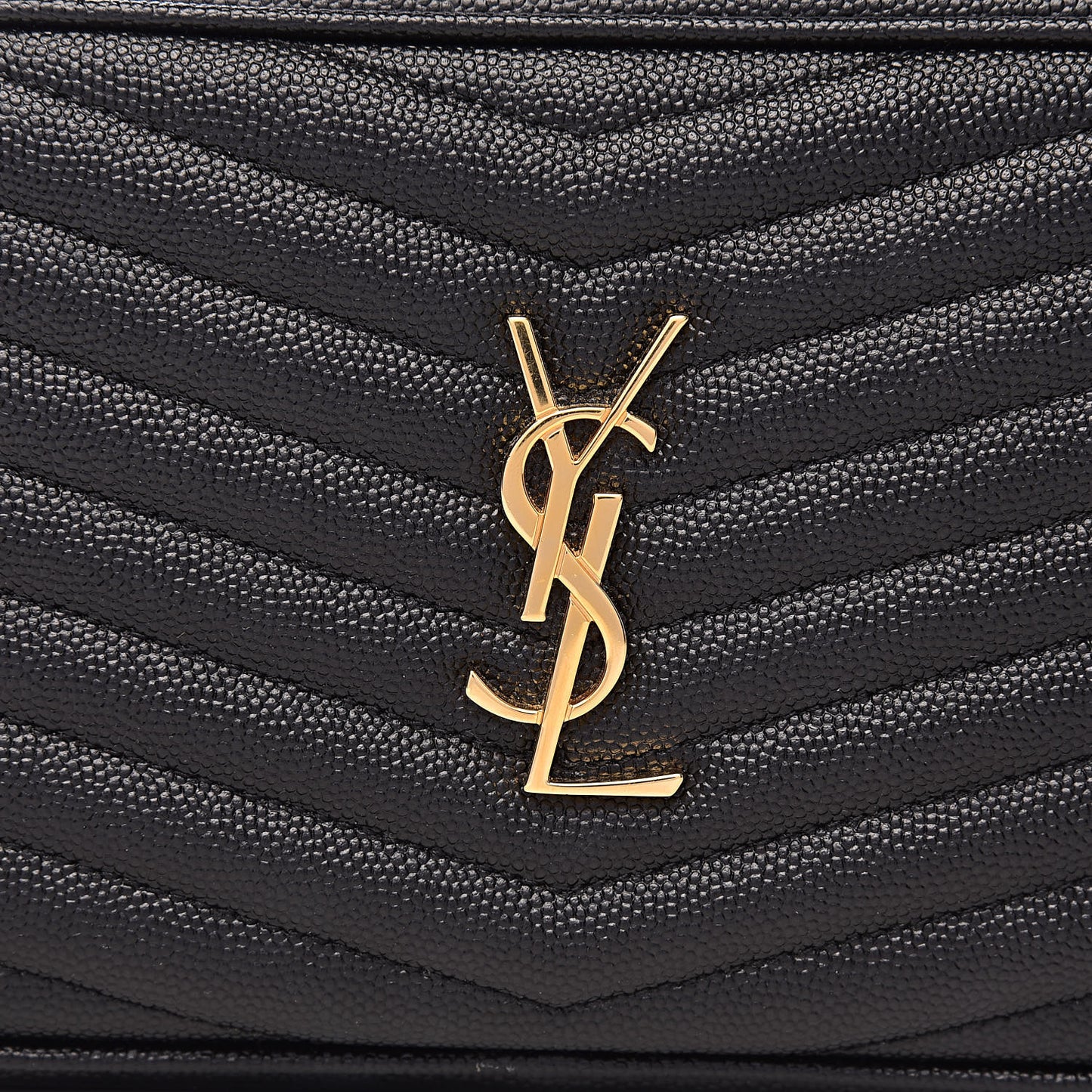 Grain De Poudre Matelasse Monogram Mini Lou Camera Bag Black