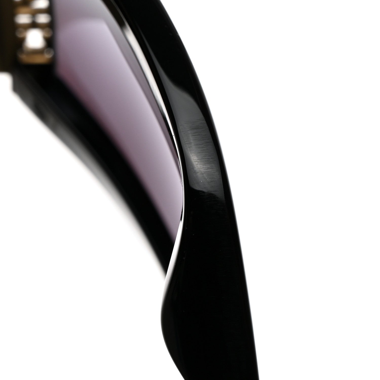 Chanel Acetate Rectangle Sunglasses 71546 Black 8 of 9