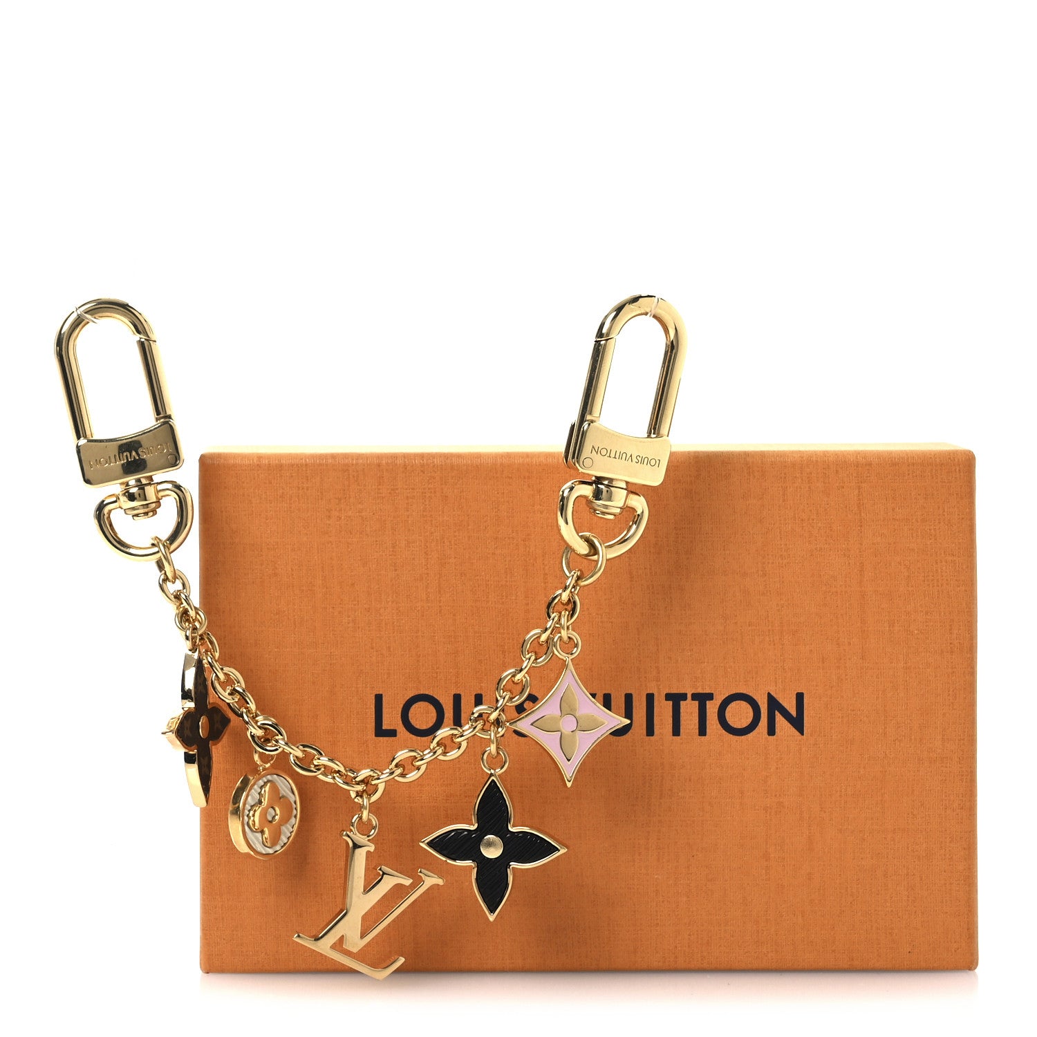 Louis Vuitton Monogram Spring Street Bag Charm Key Holder Gold 3 of 3