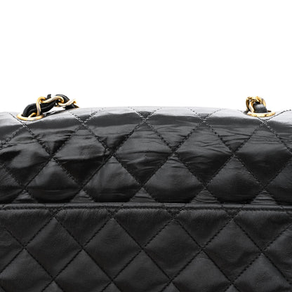 Chanel Lambskin Quilted Single Flap Black 12 of 14