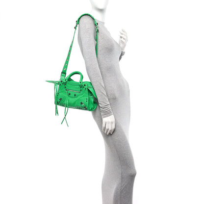 Balenciaga Agneau Arena Neo Cagole Handbag XS Vivid Green 2 of 11