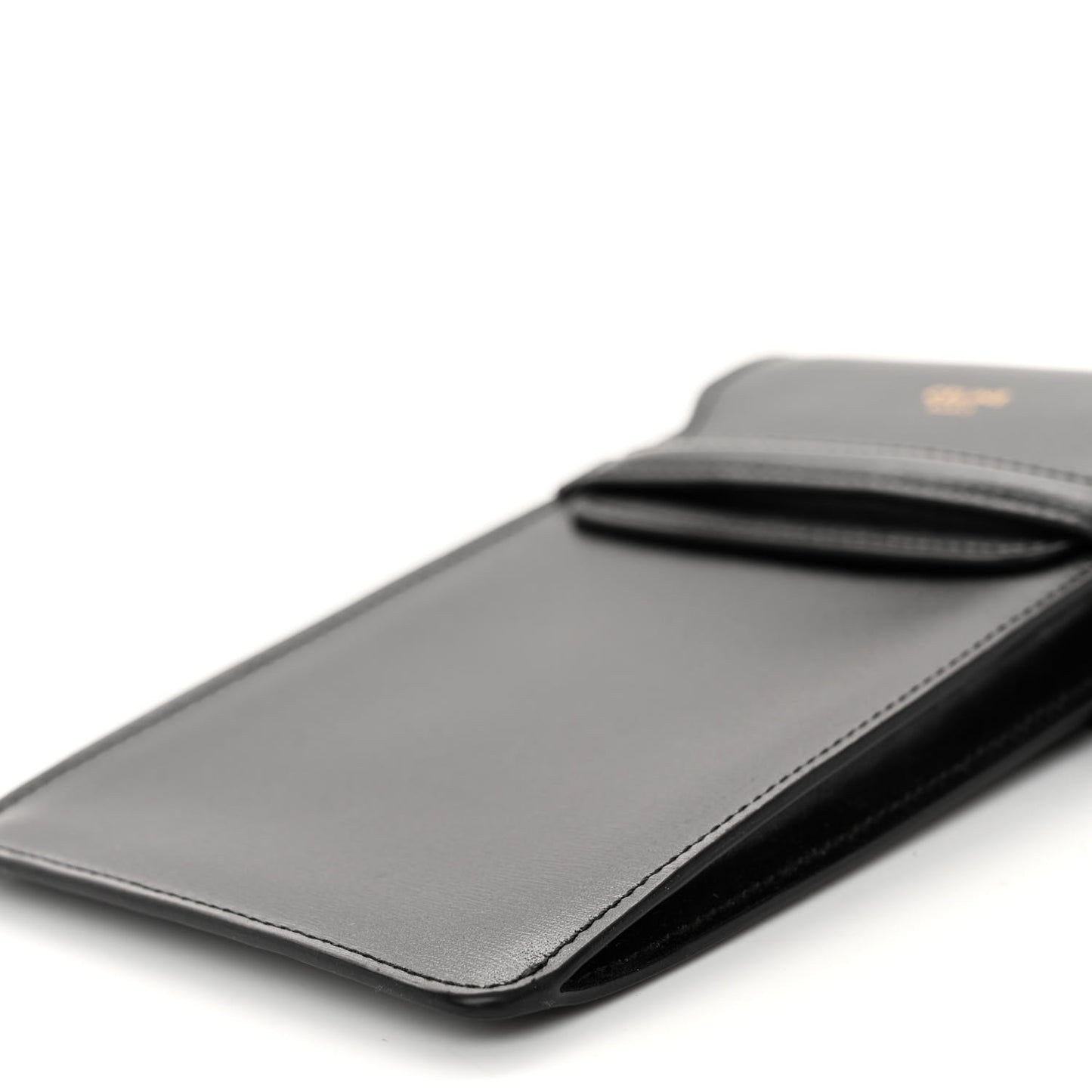 Smooth Calfskin Sunglasses Pouch Black