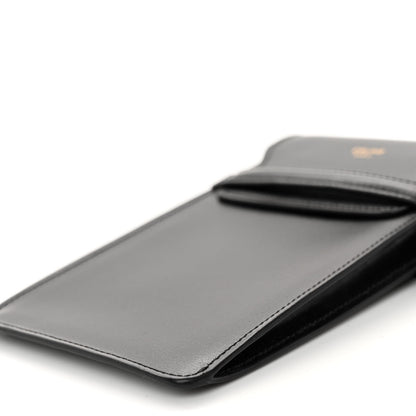 Celine Smooth Calfskin Sunglasses Pouch Black 10 of 10