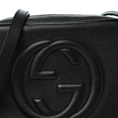 Gucci Pebbled Calfskin Small Soho Disco Bag Black 7 of 9
