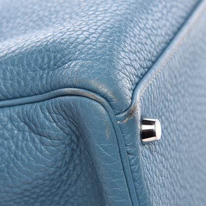 Hermes Togo Kelly Retourne 35 Blue Jean 37 of 41