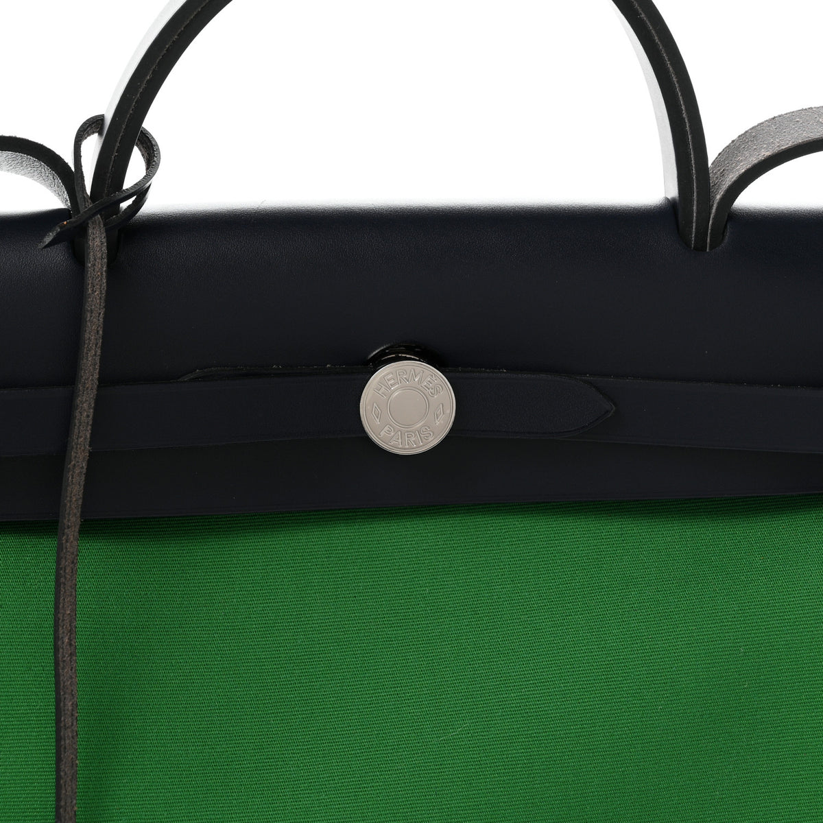 Hermes Vache Hunter Toile Herbag Zip 31 PM Cactus Bleu Indigo 9 of 12