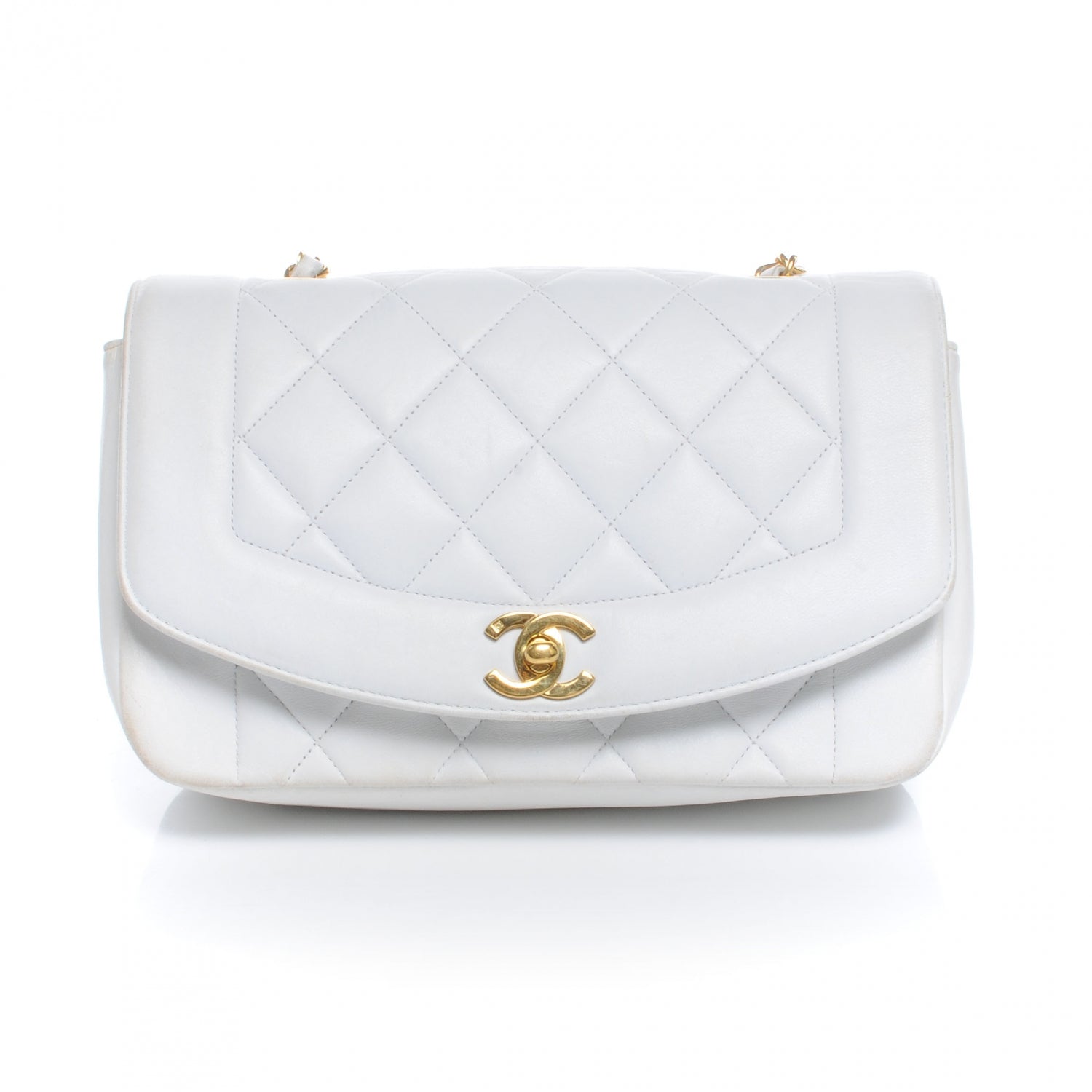 Chanel Lambskin Small Single Flap White 1 of 10