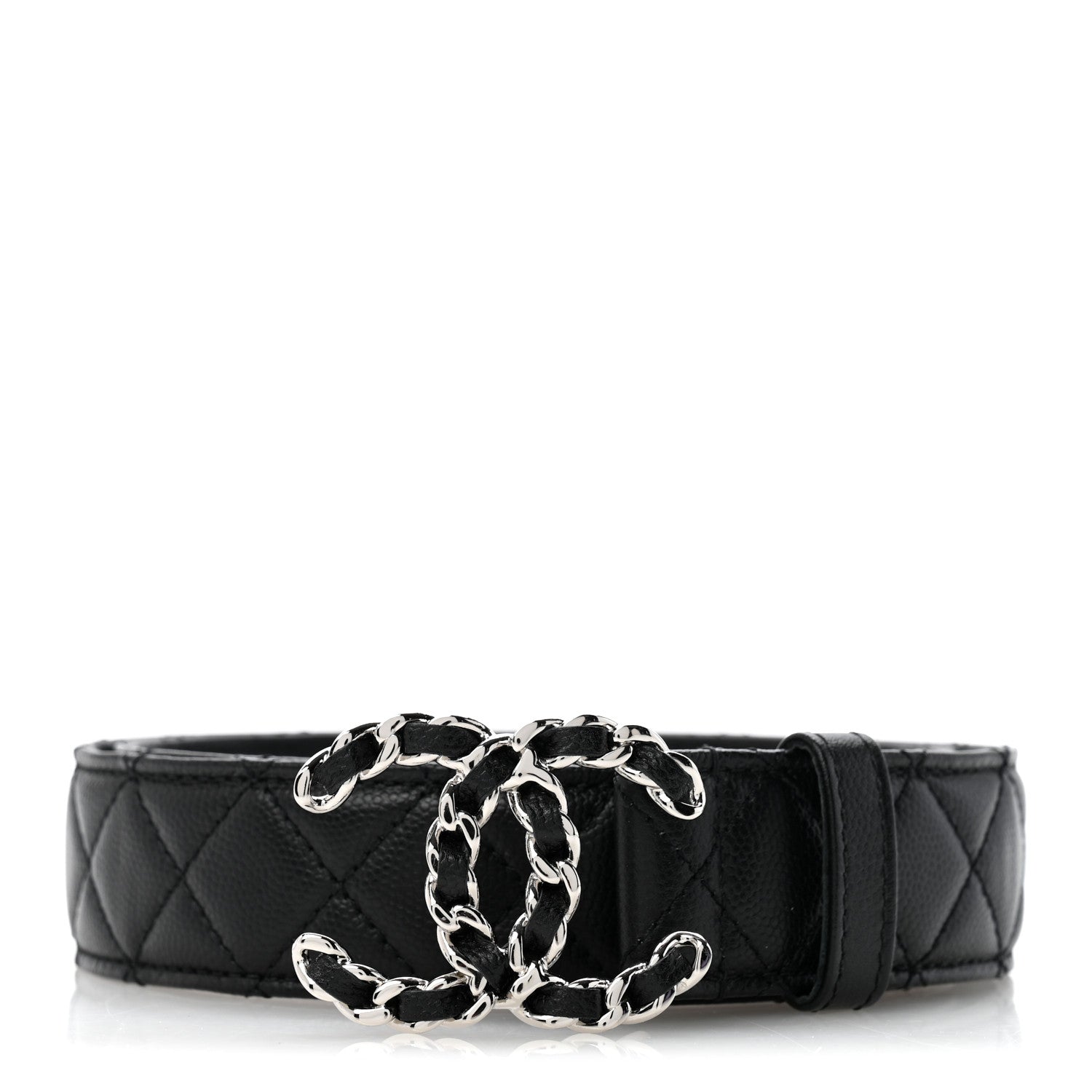 Chanel Caviar Quilted CC Chain Belt 80 32 Black 1 of 7