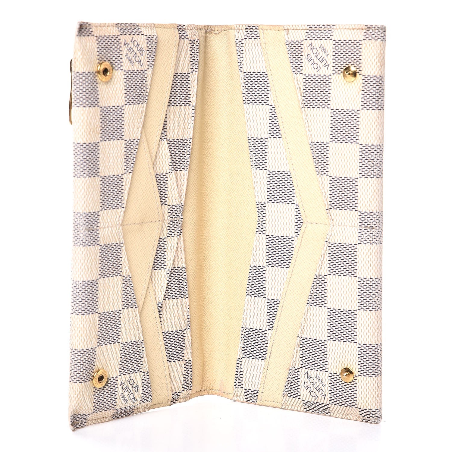 Louis Vuitton Damier Azur Long Origami Wallet 5 of 13