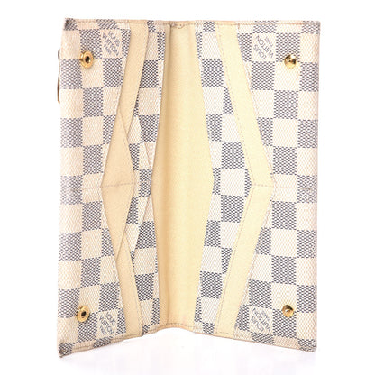 Louis Vuitton Damier Azur Long Origami Wallet 5 of 13