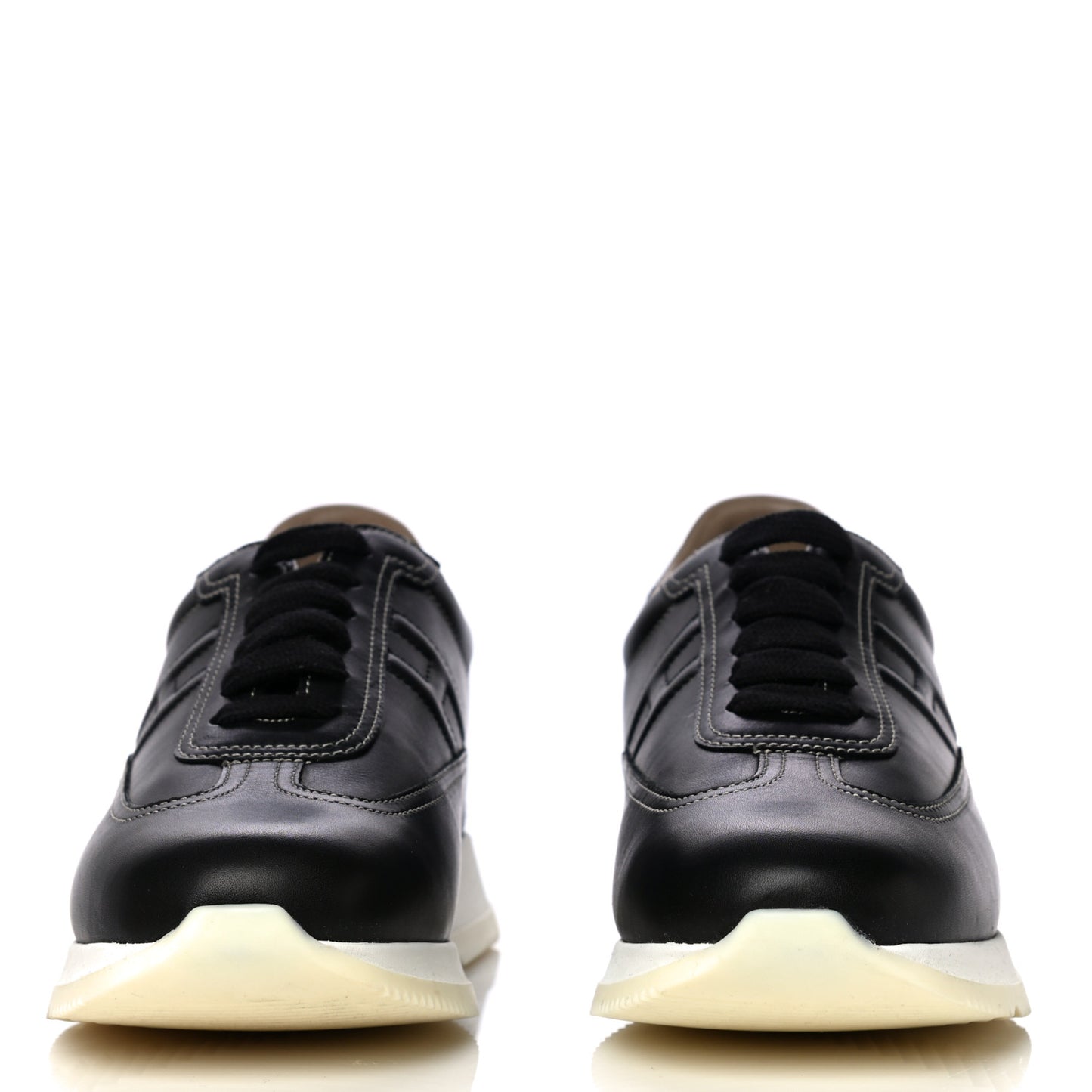 Calfskin Womens Quick Sneakers 38 Black