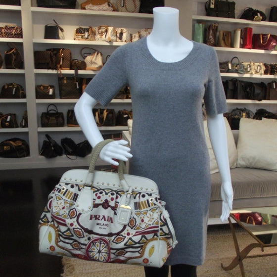 Canvas Canapa Embossed Frame Bag