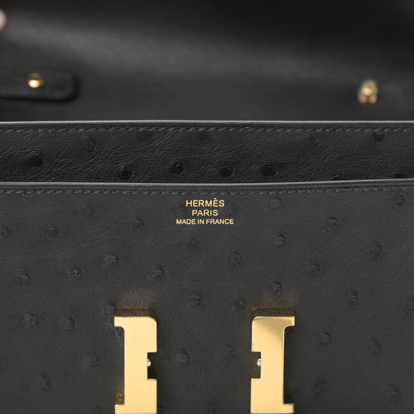 Ostrich Constance Long Wallet To Go Black