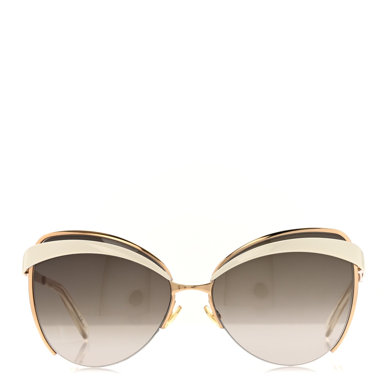 Christian Dior Eyes1 Sunglasses White Gold 2 of 8
