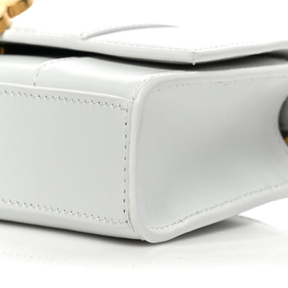 Balenciaga Shiny Box Calfskin Hourglass Chain Bag White 7 of 17