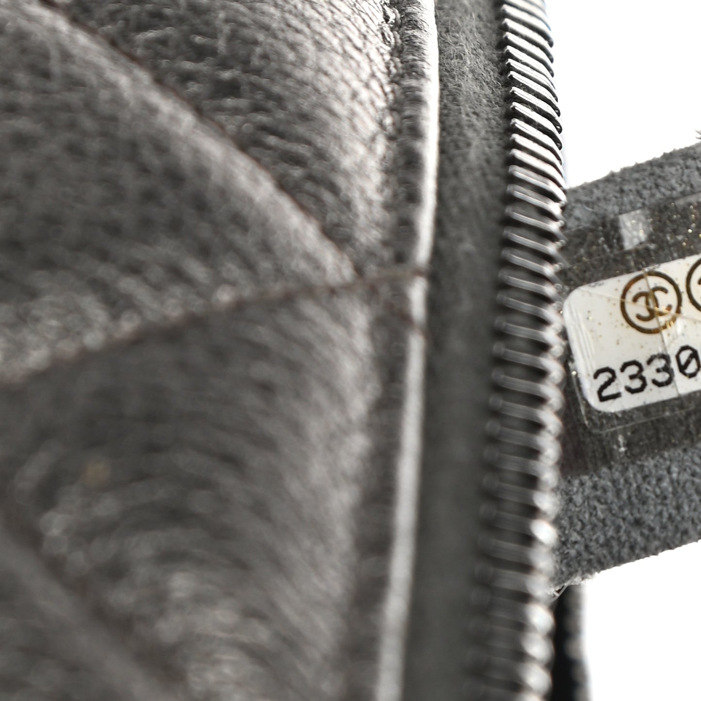 Metallic Grained Calfskin Quilted Large Casual Pocket Bowling Bag Silver