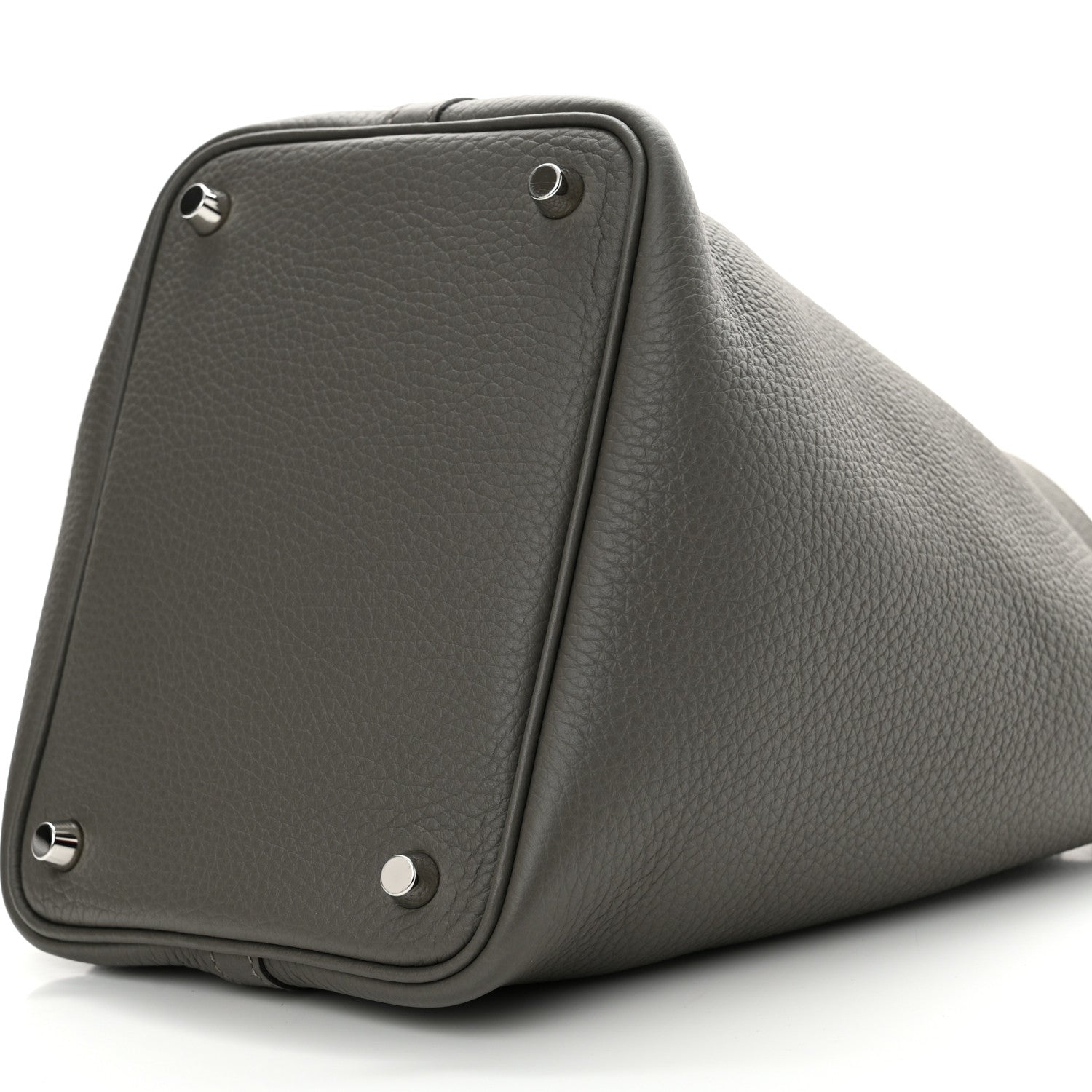 Hermes Taurillon Clemence Picotin Lock 18 PM Gris Meyer 10 of 13