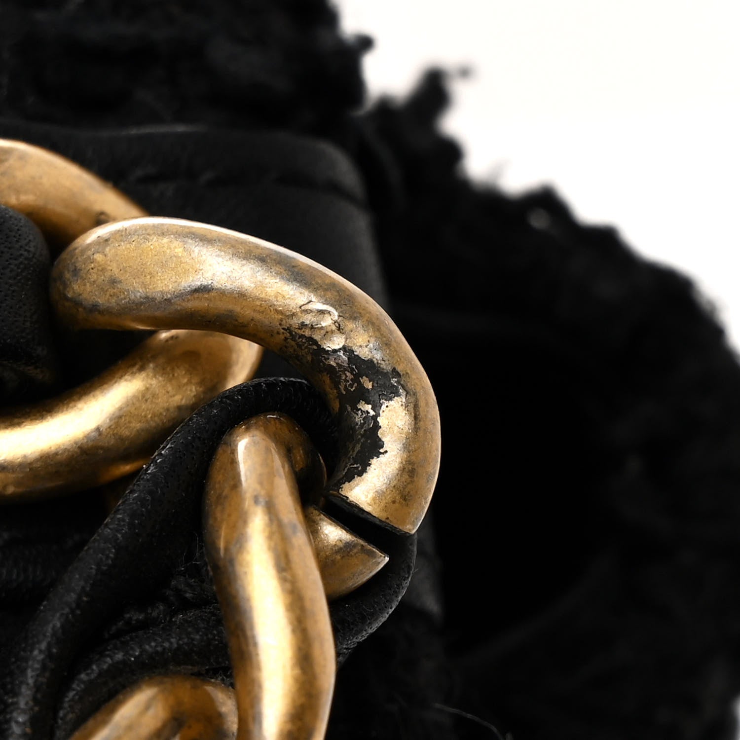 Chanel Tweed Quilted Medium Chanel 19 Flap Black 12 of 13