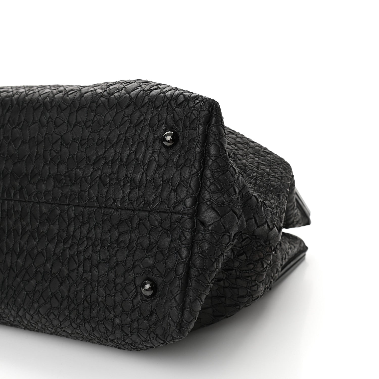 Bottega Veneta Nappa Intrecciato Stitched Tote Black 9 of 9