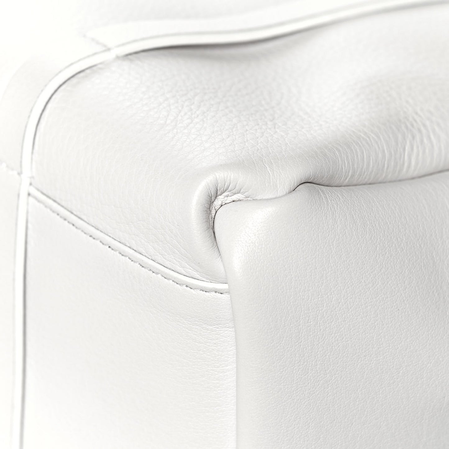 Veau Baltimore Double Sided Small Everyday Tote Optic White Black