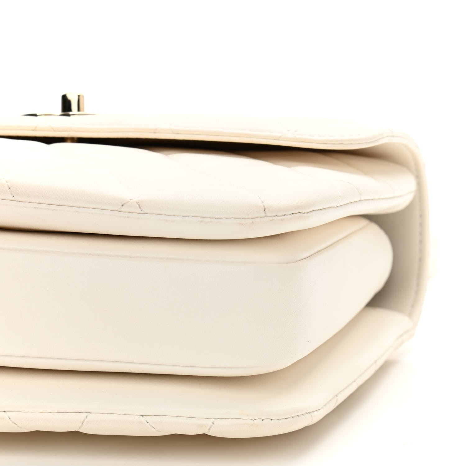 Chanel Lambskin Quilted Small Trendy CC Dual Handle Flap Bag White 10 of 14