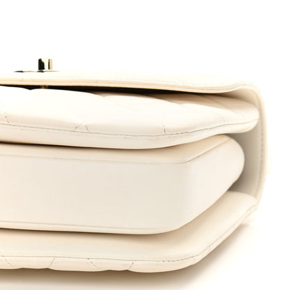 Chanel Lambskin Quilted Small Trendy CC Dual Handle Flap Bag White 10 of 14
